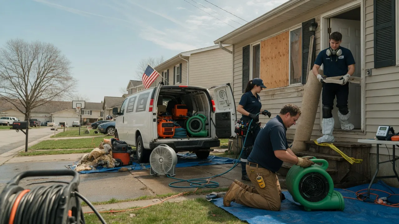 Water Damage Restoration in Coral, PA near me